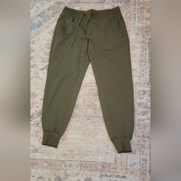 Set of 3 Athletic Works Jogger Pants - Blue, Olive, Burgundy Size M - Picture 3 of 4